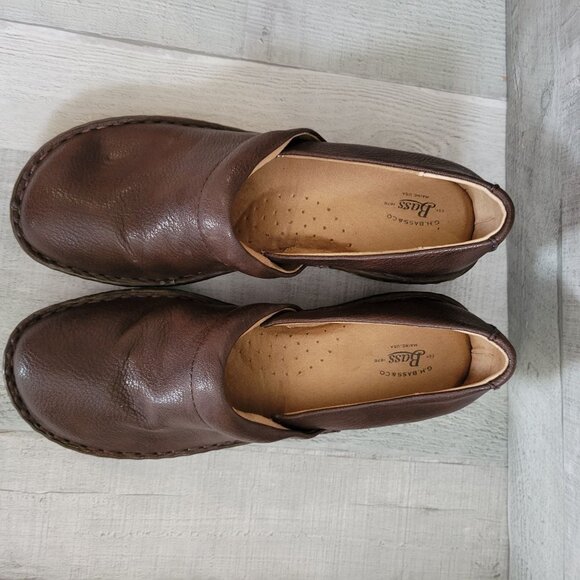Dansko Brown Leather Slip-On Shoes Womens Size 39 Comfortable Workwear - Picture 2 of 7